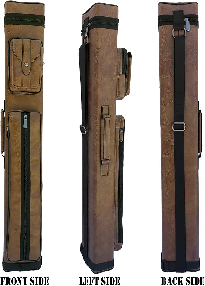 Champion Instroke Leatherette Cue Cases 4x6 Holds 4 Butts and 6 shafts Pool cue