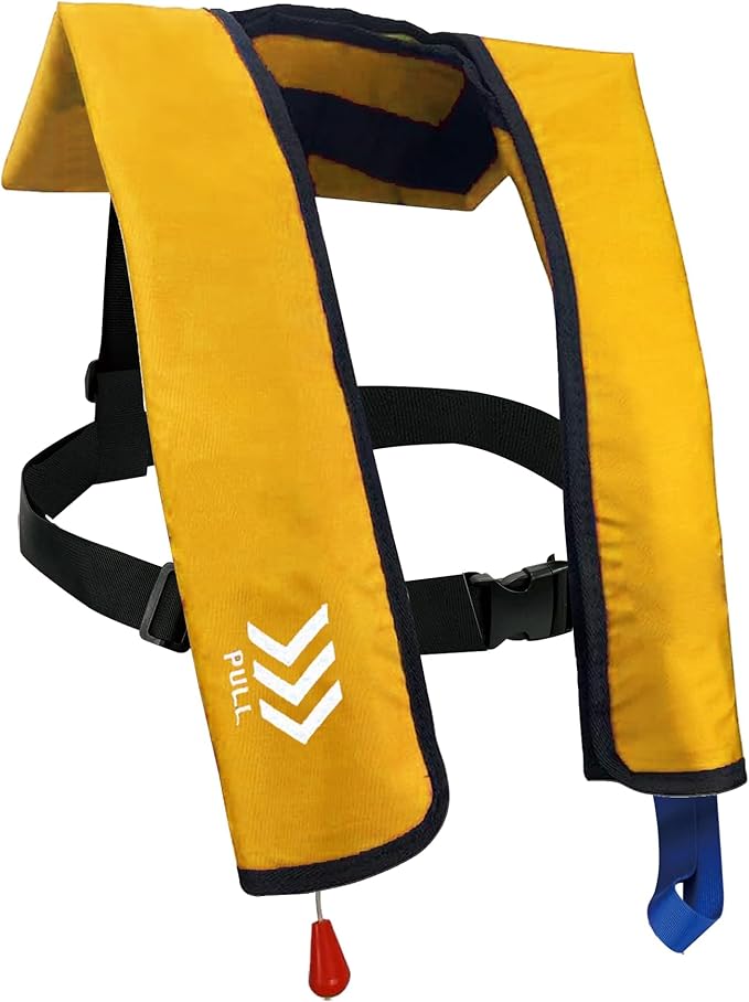 Automatic Inflatable Life Jackets for Adults Life Vests PFD Low Profile Load Capacity Up to 330lbs