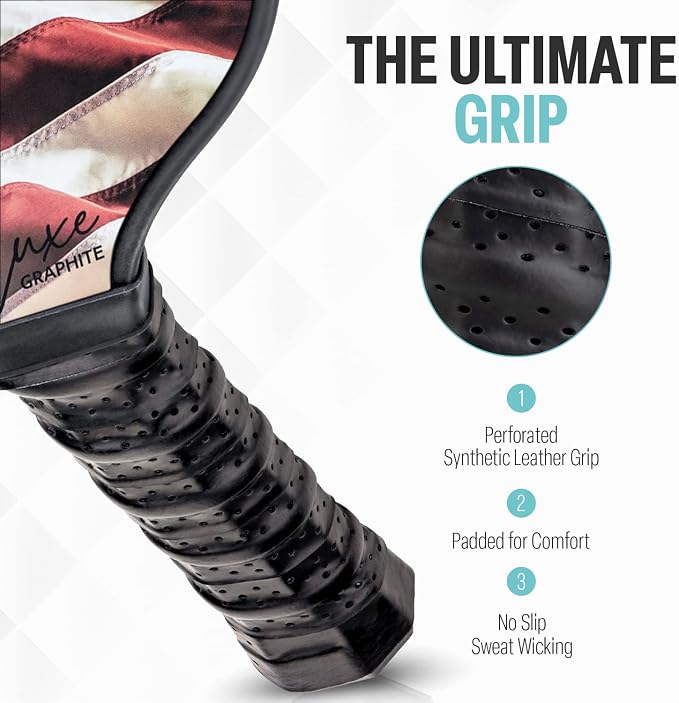 Palms-O-Aces Carbon Fiber Pickleball Paddle – USAPA Approved 16mm T700 Graphite Paddle with Textured Spin Surface | Lightweight Carbon Fiber Pickleball Paddles & Racket | Includes Paddle Cover