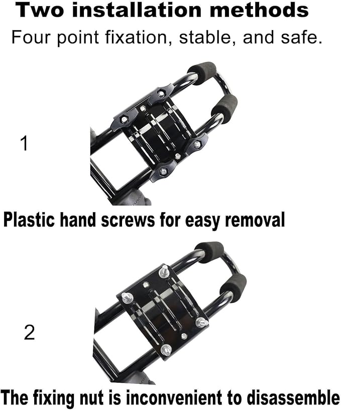 Folding Kayak Roof Rack J-Bar Adjustable | For Kayak/Canoe/SUP, Roof Mounting, Fits SUV/Car/Truck Crossbars(23-krf-1 )
