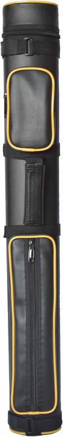 HAN'S DELTA 2x4 Hard Oval Pool Cue Billiard Stick Carrying Case, (Several Colors Available)