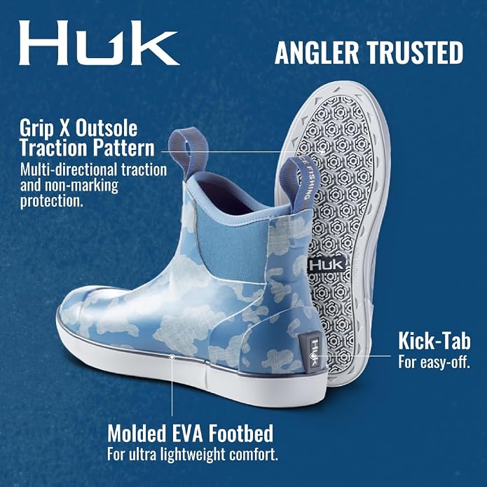 HUK mens Rogue Wave Shoe, High-performance Fishing & Deck Boot