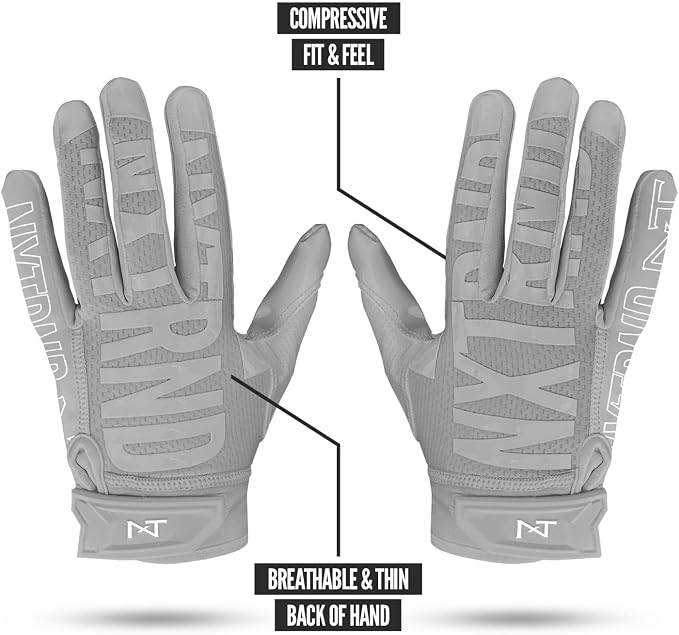 Nxtrnd G2 Pro Football Gloves, Men's Ultra Sticky Elite Receiver Gloves