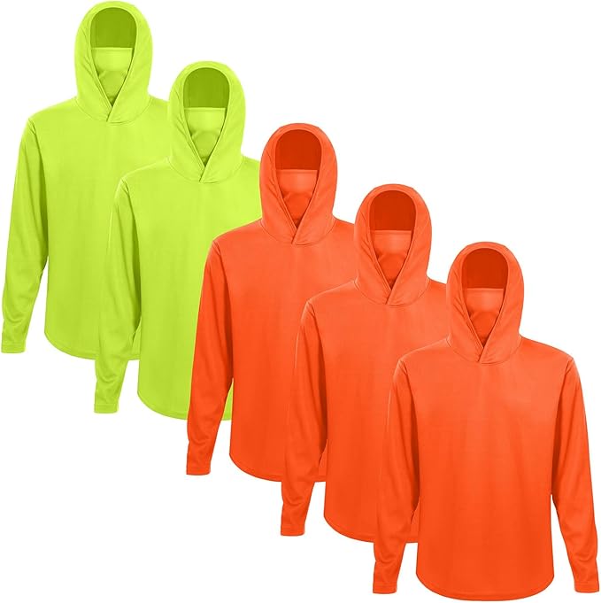 Mens Long Sleeve T-Shirts Casual Crew Neck Tee Shirt Summer Soft Running Swimming Cycling Fishing Tops