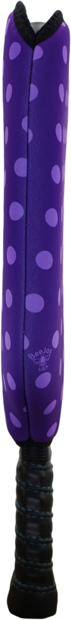 BeeJos Women's Polka Dot Collections: Premium Slip-On Pickleball Paddle Cover-Fits Standard Size Paddles-Zipperless (Paddle not Included) 6 Color Variations