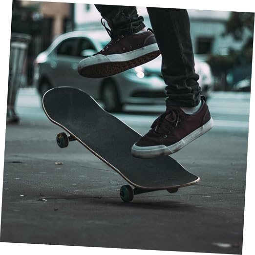 Alasum 5pcs Slip Sandpaper Skateboard Grip Tape Sheets Rubberized Grip Tape for Longboard Skateboard