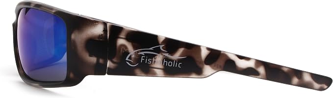 Fishoholic Polarized Fishing Sunglasses UV400 (14 Options) Fishing Gift with Hard Case & Pouch