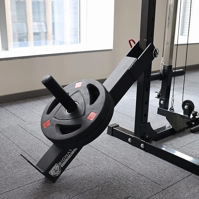 Fitvids Upgraded Adjustable Jammer Arms, Lever Arms, Monolift Attachments Rated 600 LB Per Arm, Fits Racks at All Post Sizes and Hole Sizes, Pair
