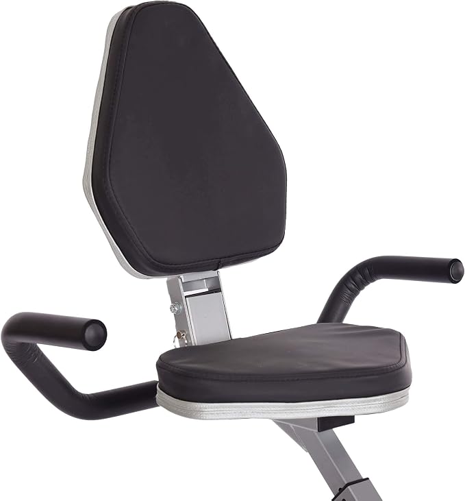 Stamina Recumbent Exercise Bike with Arm Workout - Fitness Bike with Smart Workout App - Recumbent Exercise Bike for Home Workout - Up to 250 lbs Weight Capacity