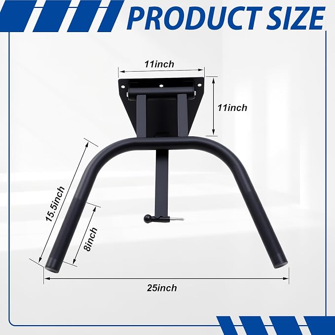 Zonon Wall Mount Dip Station Dip Bar Heavy Duty Wall Mount Pull up Bar for Home Gym Power Strength Training Workouts L Sits Knee Raises Gymnastics and Upper Body Fitness Training Max Capacity 400 lb