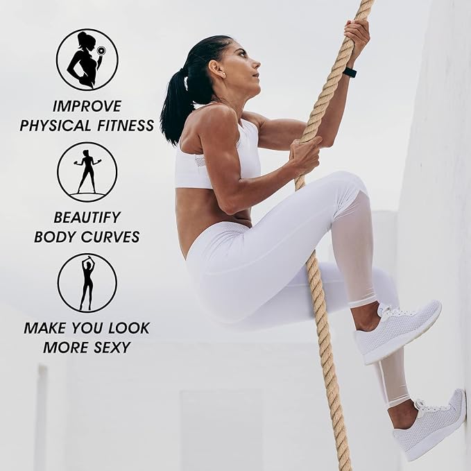 Yes4All Gym Climbing Rope for Fitness & Strength Training, Climbing Exercises & Home Workouts