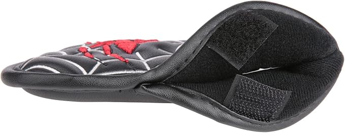 Spider Embroidery Black Golf Club Driver/Fairway Wood/Hybrid/Iron Head Cover