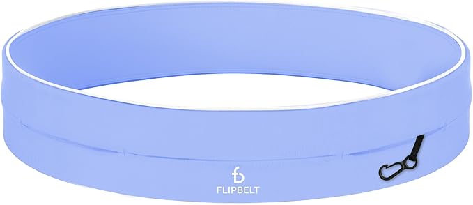 FlipBelt Classic Running Belt, Belt Bag & Fanny Pack for Men and Women - Phone Holder, Waist Pack, Running Accessories, Belt Pouch, Money Belt, USA Running Company