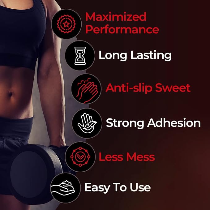 GRIPT Liquid Chalk Hand Grip Gym Pole Dance Weightlifting Rock Climbing Bouldering Gymnastics Crossfit Mess Less Sweat Resistant Long Lasting Professional Gel Chalk 100ml