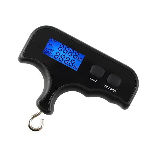 Bow Scale Equipped with Peak Holding Display Capable of Measuring110lb/50kg | Durable And Sturdy, With Precise Measurement