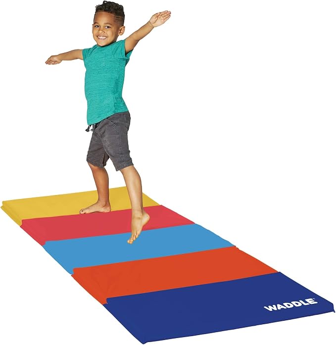 WADDLE Tumble Mat for Kids Gymnastics, Training, Home Exercise