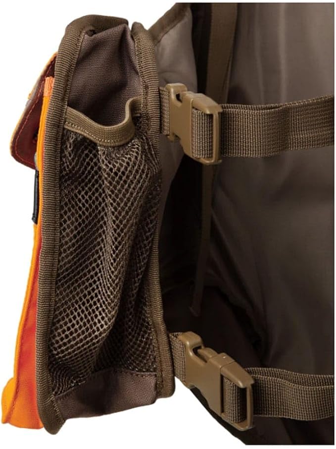 Beretta Men's Outlander Durable Water-Resistant Front-Load Capable Upland Hunting Strap Vest with Game Bag & Waterbag Holder