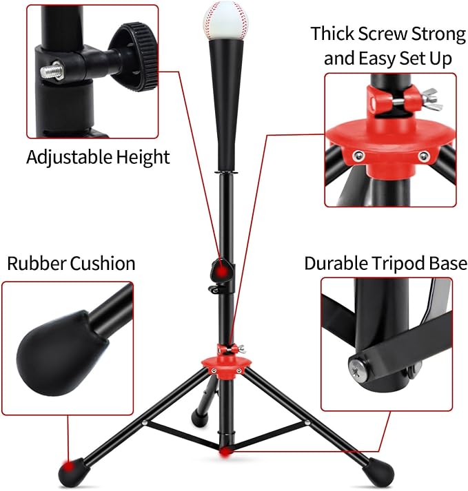 7x7ft/8x8ft Baseball Softball Net with Steel Frame for Batting, Hitting, Pitching, Portable Baseball Batting Net with Carry Bag, Great for All Levels