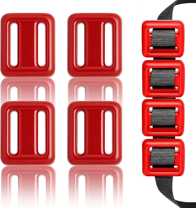 4 Pcs Scuba Weight Belt,Diving Weight Belt with Metal Block Buckle Coated Dive Weights Nylon Dive Belt Suitable for Free Diving
