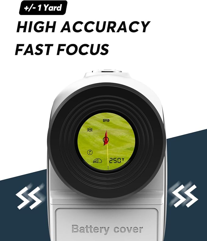 Golf Range Finder, Slope Golf Rangefinder for Golfing, Flag Lock with Vibration, High Precision, 800 Yards