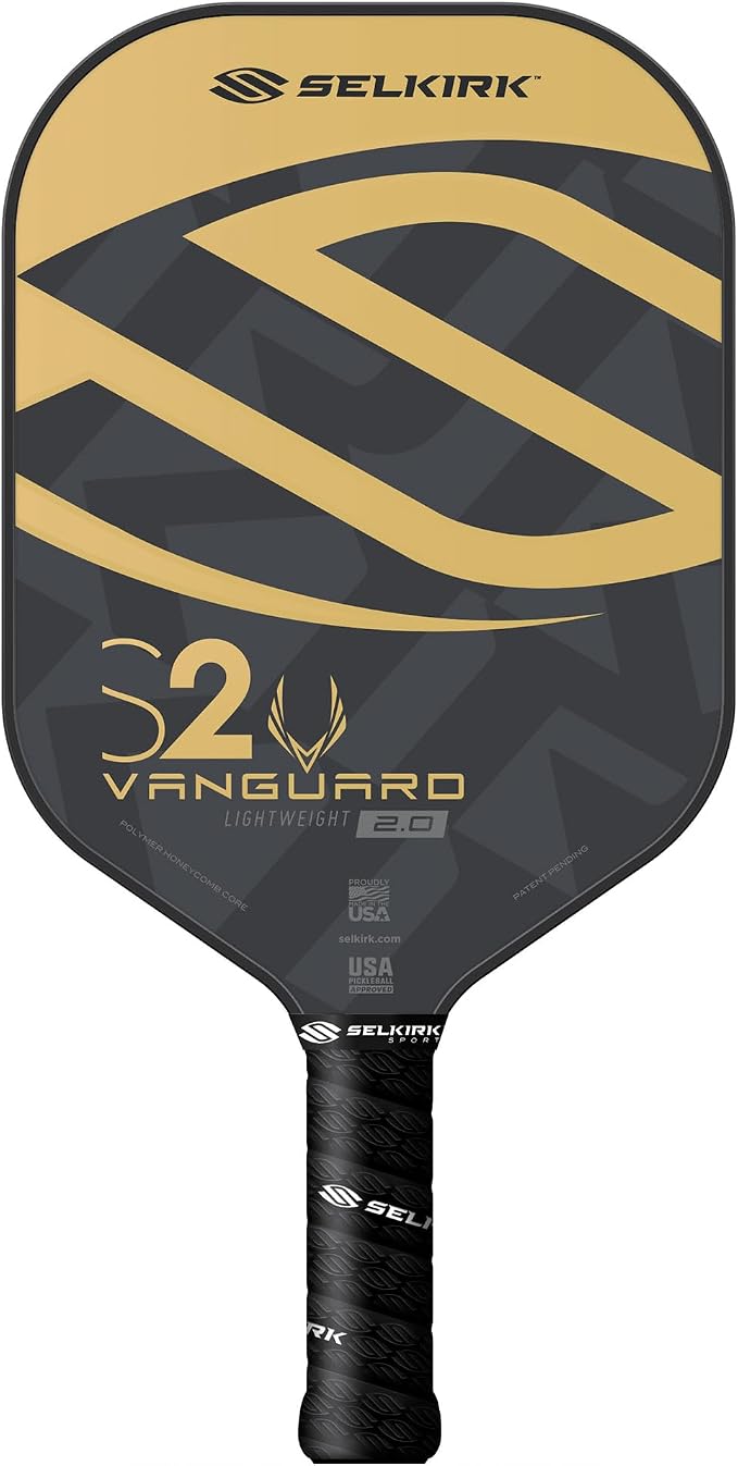Selkirk Sport Vanguard Hybrid Pickleball Paddle | Carbon Fiber Pickleball Paddle with a Polypropylene X5 Core | Pickleball Rackets