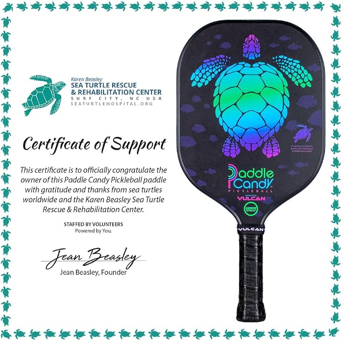 Vulcan | Paddle Candy Sugar Skull Pickleball Paddle | Hybrid Performance | Polypropylene Core | USAP Approved | Multiple Options
