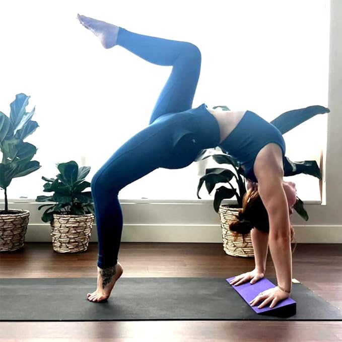 Hugger Mugger Yoga Wedge - Gentle Lift for Sensitive Wrists, Durable and Stable, Supports Joints, Great for Downward Dog
