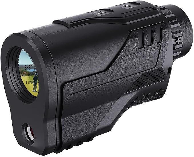 PEAKPULSE Hunting Range Finder for Hunter Golf Golfer HDLCD Display 1200Yds & 2200Yds 8X Magnification IP65 Rechargeable HCD Los Scan Angle Height Measurement Archery Shooting Bow