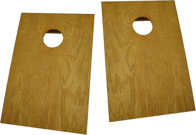 Bean Bag Toss Set - Premium All Wood Cornhole Set Includes 8 Bags by Trademark Innovations
