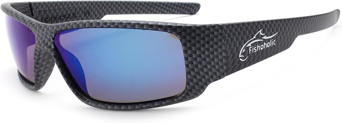 Fishoholic Polarized Fishing Sunglasses UV400 (14 Options) Fishing Gift with Hard Case & Pouch