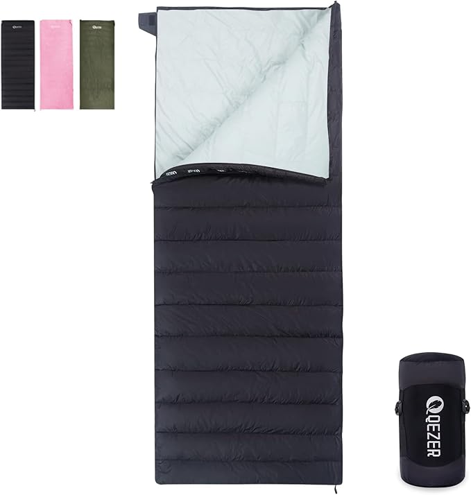 Down Sleeping Bag for Adults, Ultralight Wearable Sleeping Bag for Backpacking