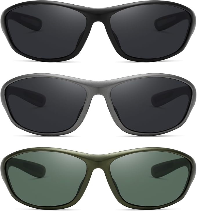 LKEYE Bifocal Reading Sunglasses Men Women Sports Style Sun Reader Wrap Around Build-In UV Protection Driving glasses LK6092