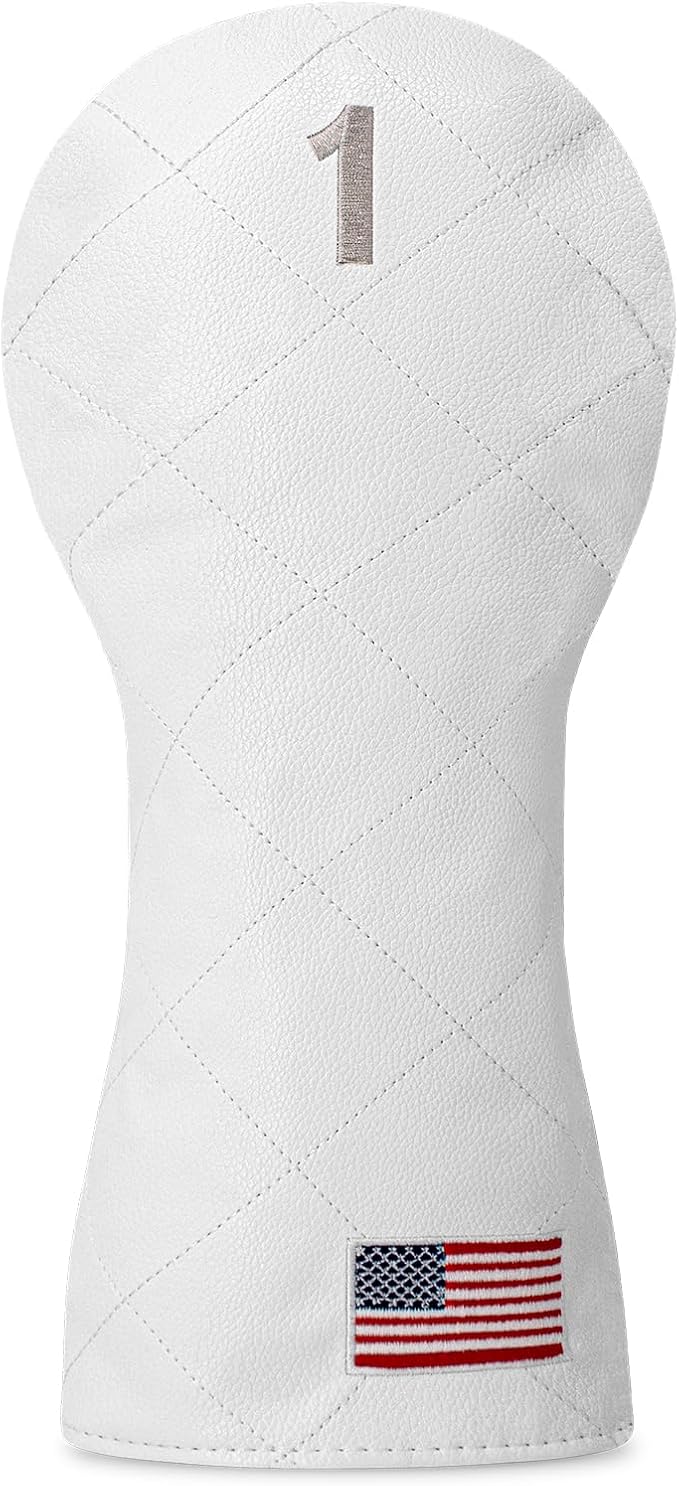 Golf Club Covers for Driver, Fairway, Hybrids - 3 Options - Golf Driver Headcover/Golf Fairway Wood Head Cover/Hybrid Headcover for Men/Women Golfer