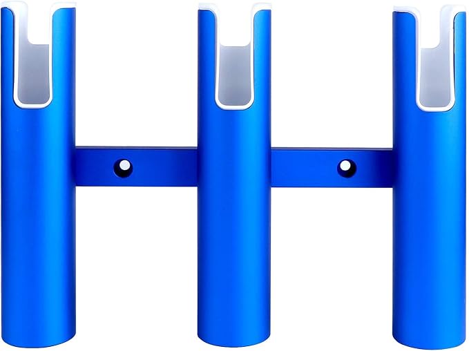 Aluminium Wall-Mounted Fishing Rod Holder for Boat, Garage & Marine - Holds Rods & Poles