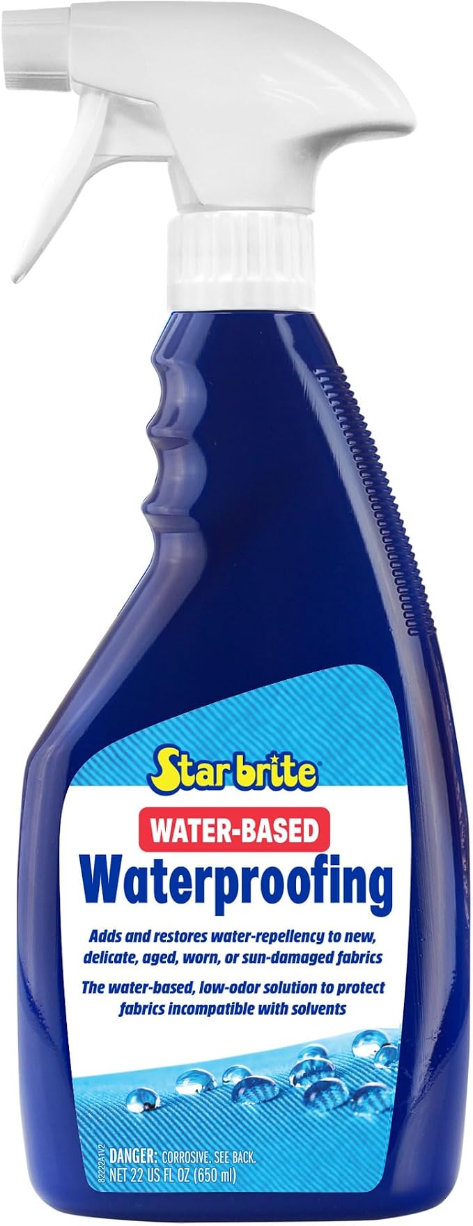 STAR BRITE Water-Based Waterproofing & Fabric Protectant - Low Odor Waterproofer for All Materials- 1 GAL (082200)