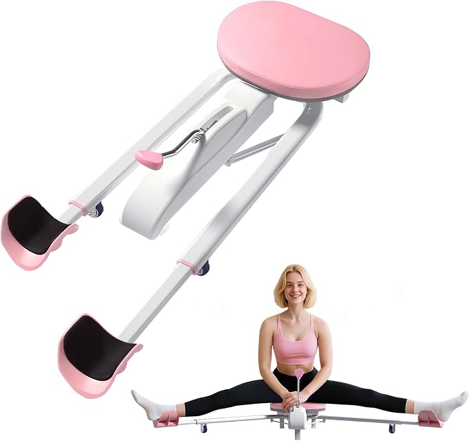 Split Machine, Leg Stretcher Splits Machine for Flexibility, 0-180° Adjustable Home Stretch Machine for Balle, Cheerleading Dance, Gymnastics and Other Sports, 330lbs Capacity