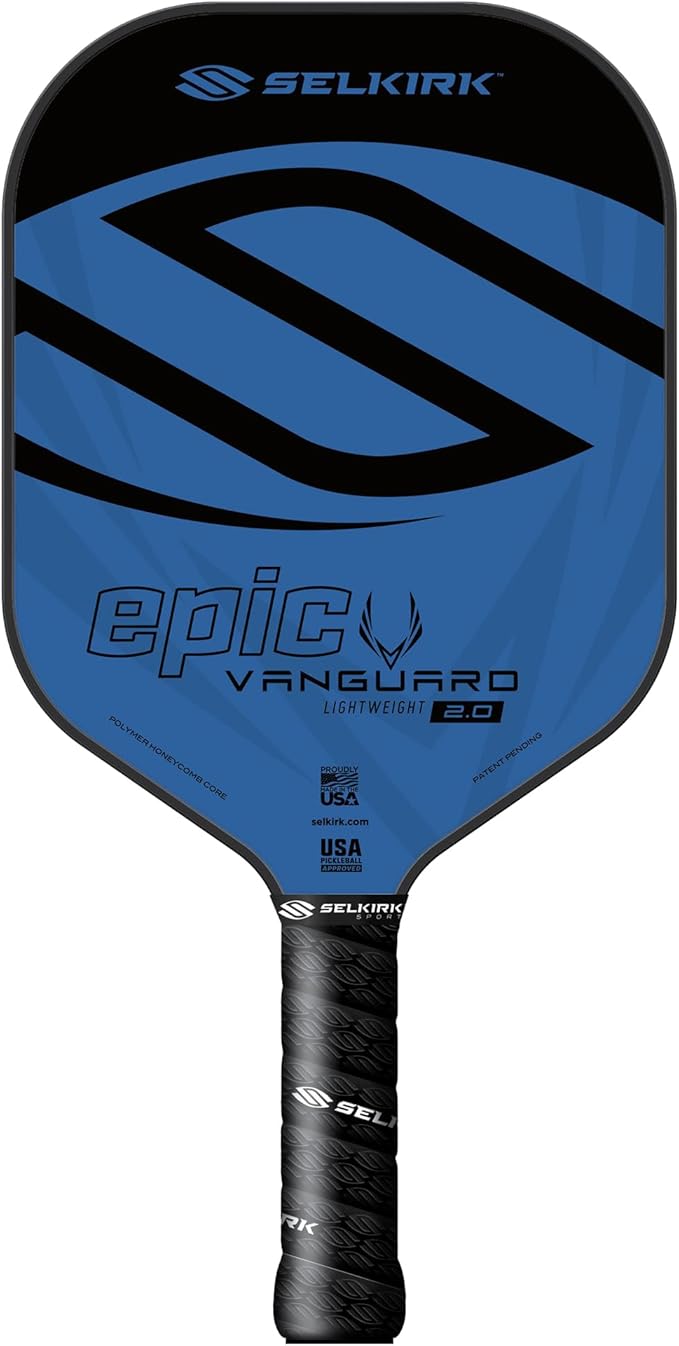 Selkirk Sport Vanguard Hybrid Pickleball Paddle | Carbon Fiber Pickleball Paddle with a Polypropylene X5 Core | Pickleball Rackets
