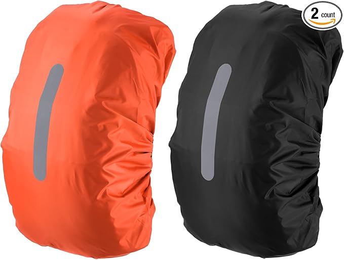 PATIKIL Waterproof Backpack Rain Cover, Non-Slip Backpack Cover with Vertical Reflective Strap Stay Dry