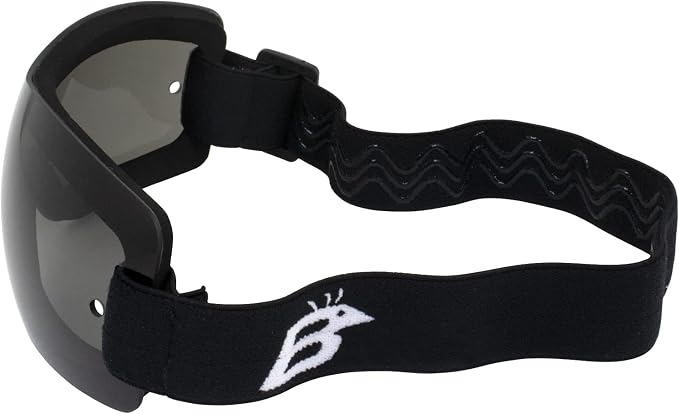Birdz Eyewear Wren Frameless Skydiving Riding Goggles 3 Pairs Anti-Fog with Clear Smoke & Yellow Lens