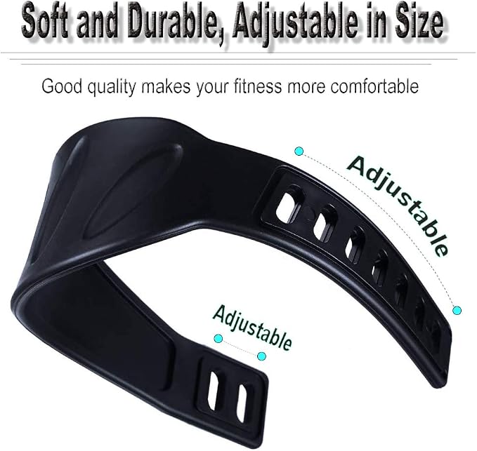 Exercise Bike Pedal Straps, Heavy Duty Adjustable Length Universal Pedal Strap Fits Most Bike Pedals Exercise Bike Bicycle Cycle for Home or Gym