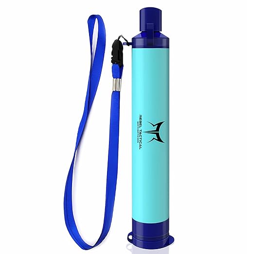 Water Filter Straw - Portable Water Filtration System for Safe Drinking, Water Filter for Outdoor Activities, Emergencies, Travel,Camping, Survival, Hiking, Backpacking