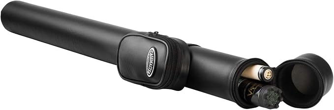 Viper by GLD Products Sure Grip Pro Red Cue and Casemaster Q-Vault Supreme Black Cue Case, Muti