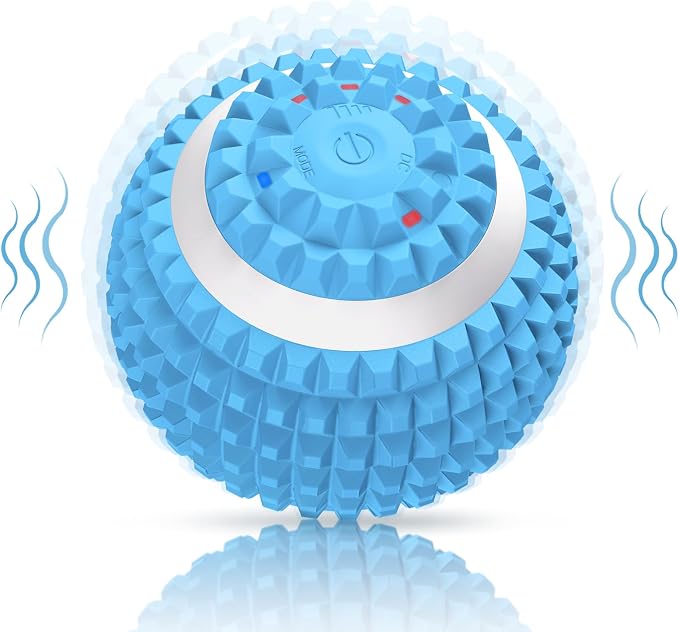 Uppye Vibrating Massage Ball for Pain Relif, Lacrosse Balls Deep Tissue Trigger Point Therapy for Plantar Fasciitis Pain Relief, Muscle Pain for Myofascial Release Ball