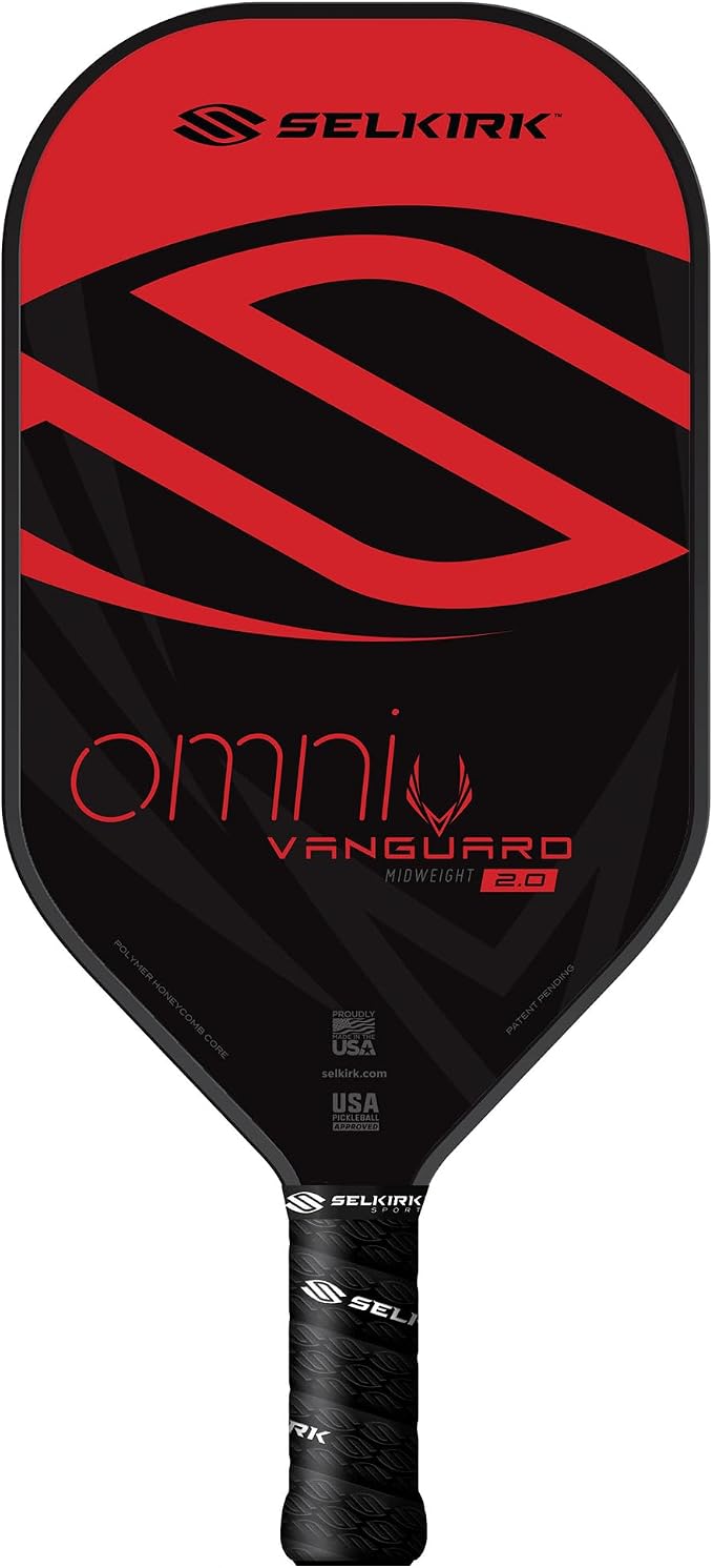 Selkirk Sport Vanguard Hybrid Pickleball Paddle | Carbon Fiber Pickleball Paddle with a Polypropylene X5 Core | Pickleball Rackets
