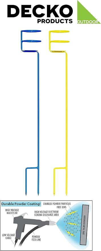 Decko, 2-Pack(30254), Yellow and Blue