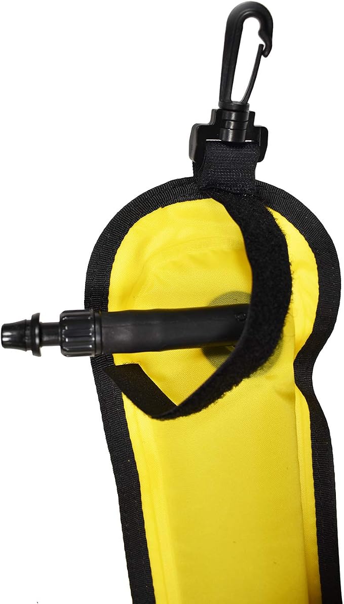 Scuba Choice Surface Marker Buoy (SMB) High-Visibility Dive Signal Tube, Durable Nylon TPU, Compact & BCD-Compatible, Easy Oral Inflator for Diving, Freediving & Underwater Safety