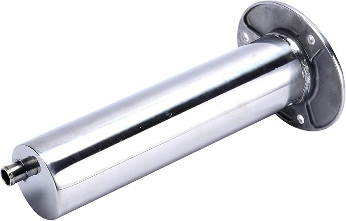 Amarine Made 4-Pack Heavy 316 Duty Stainless Steel Rod Holders with Drain, Flush Mount Fishing Rod Pole Holders (90 Degree)