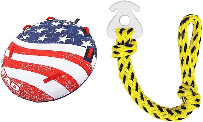 Sportsstuff Stars & Stripes | Towable Tube for Boating with 1-4 Rider Options