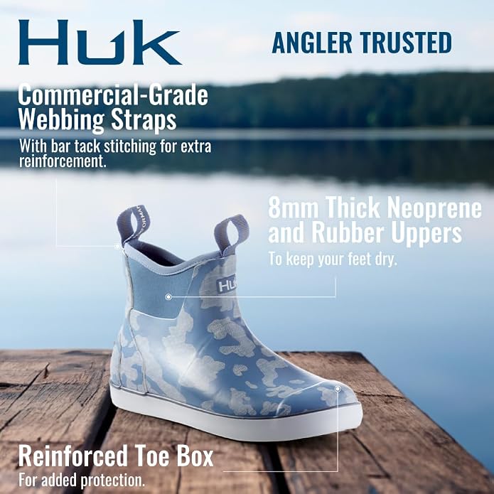 HUK mens Rogue Wave Shoe, High-performance Fishing & Deck Boot