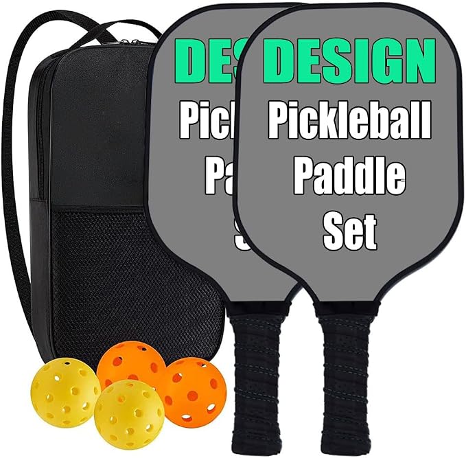 Custom Padded Pickleballs Paddle Cover with Photo Text Logo, Personalized Neoprene Cover Paddles Case Customize Rackets Cover, Fits Most Paddles, 8.5x11.5 Inches
